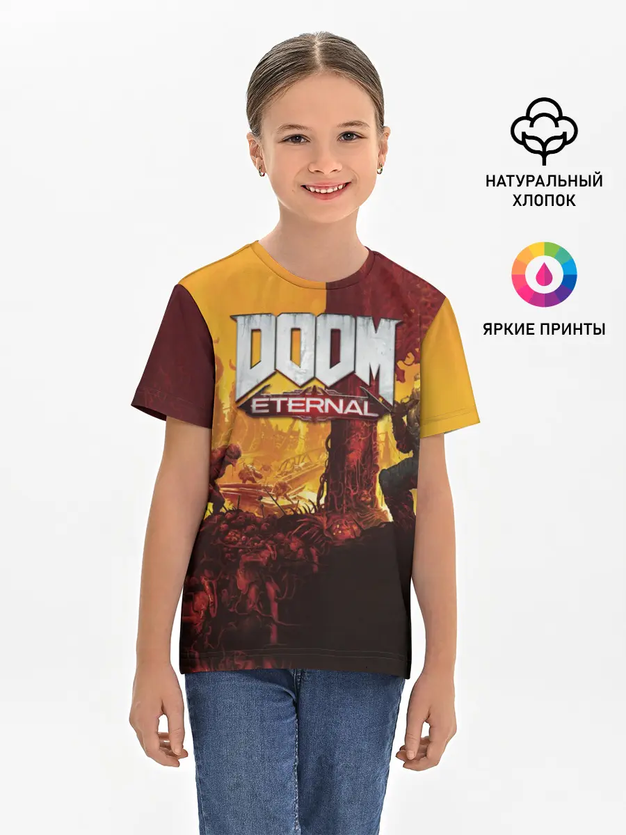 Детская базовая футболка / DOOM eternal 2020