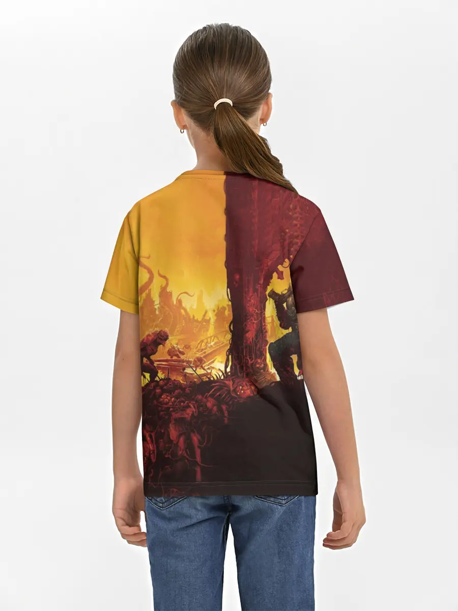 Детская базовая футболка / DOOM eternal 2020