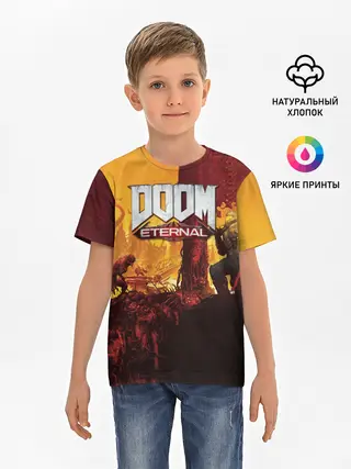 Детская базовая футболка / DOOM eternal 2020