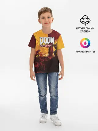 Детская базовая футболка / DOOM eternal 2020