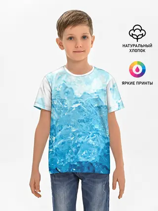 Детская базовая футболка / Лёд