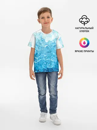 Детская базовая футболка / Лёд