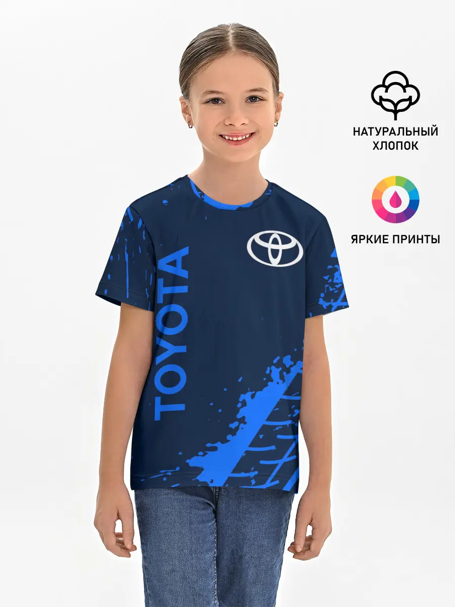 Детская базовая футболка / TOYOTA / ТОЙОТА