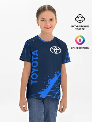 Детская базовая футболка / TOYOTA / ТОЙОТА