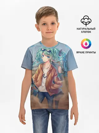 Детская базовая футболка / Suna Miku