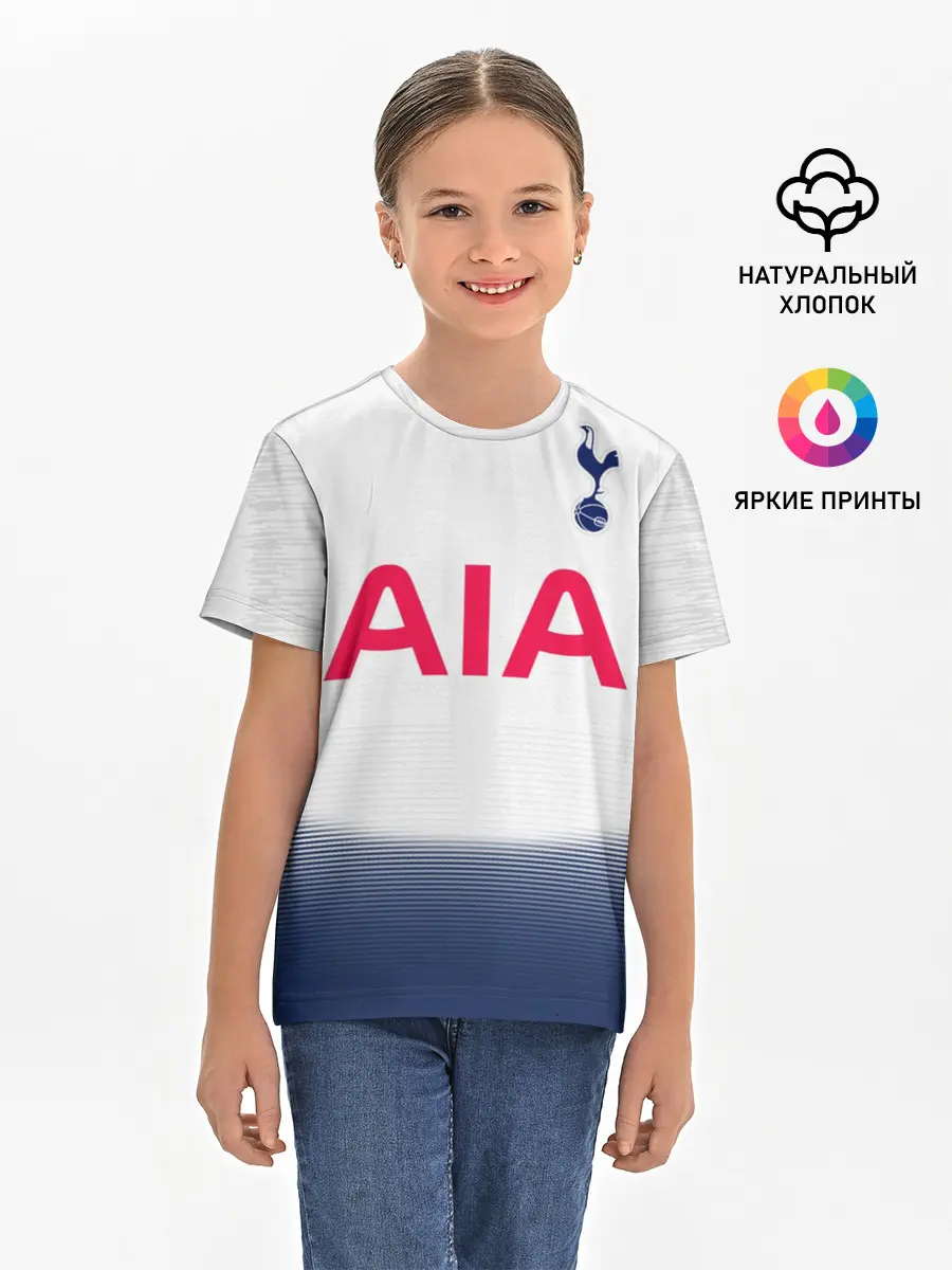 Детская базовая футболка / Tottenham home 18-19