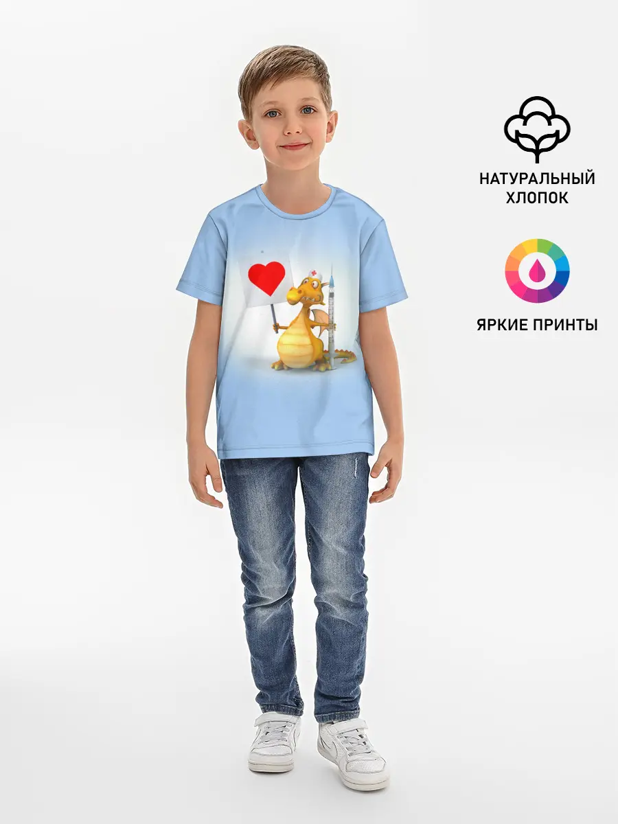 Детская базовая футболка / Dragon doc | Доктор драго