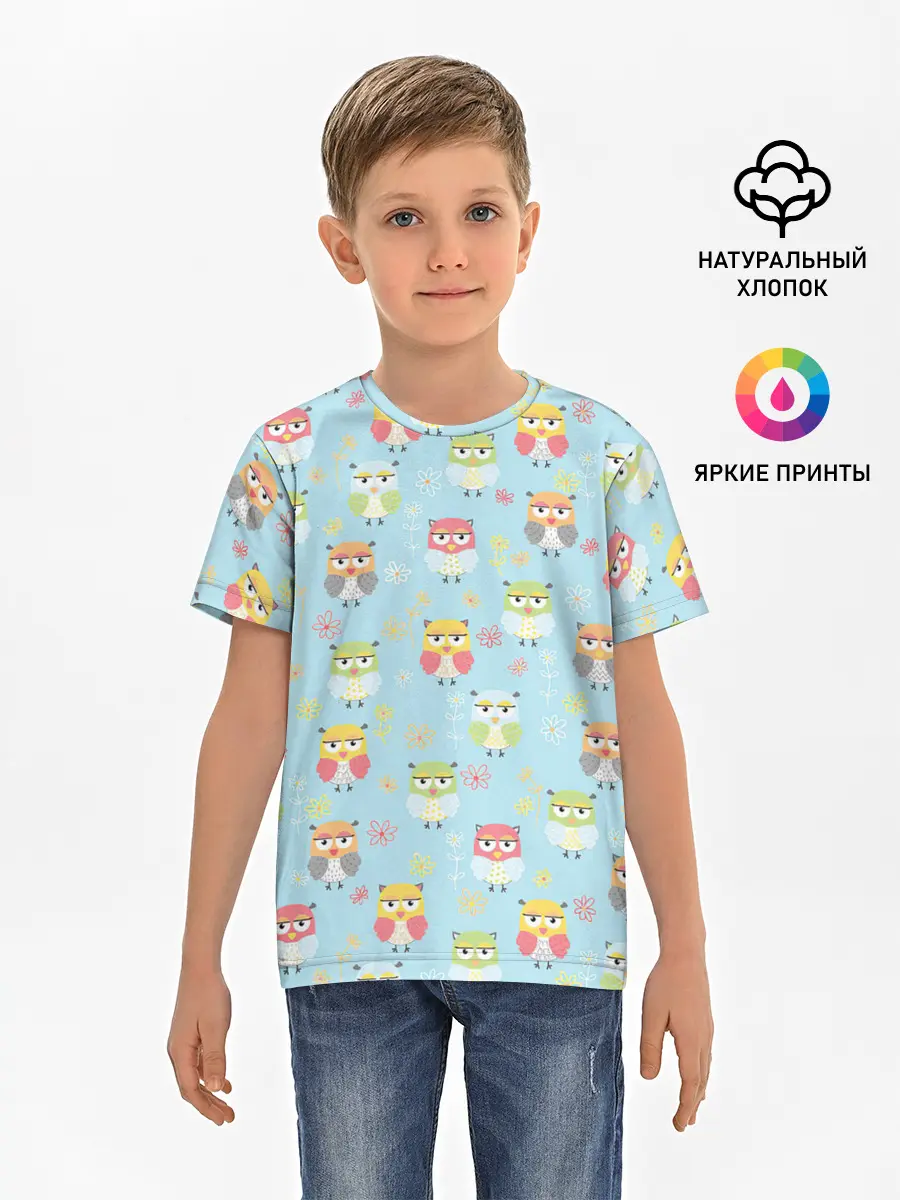 Детская базовая футболка / Совята