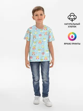 Детская базовая футболка / Совята