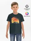 Детская базовая футболка / Заход Солнца