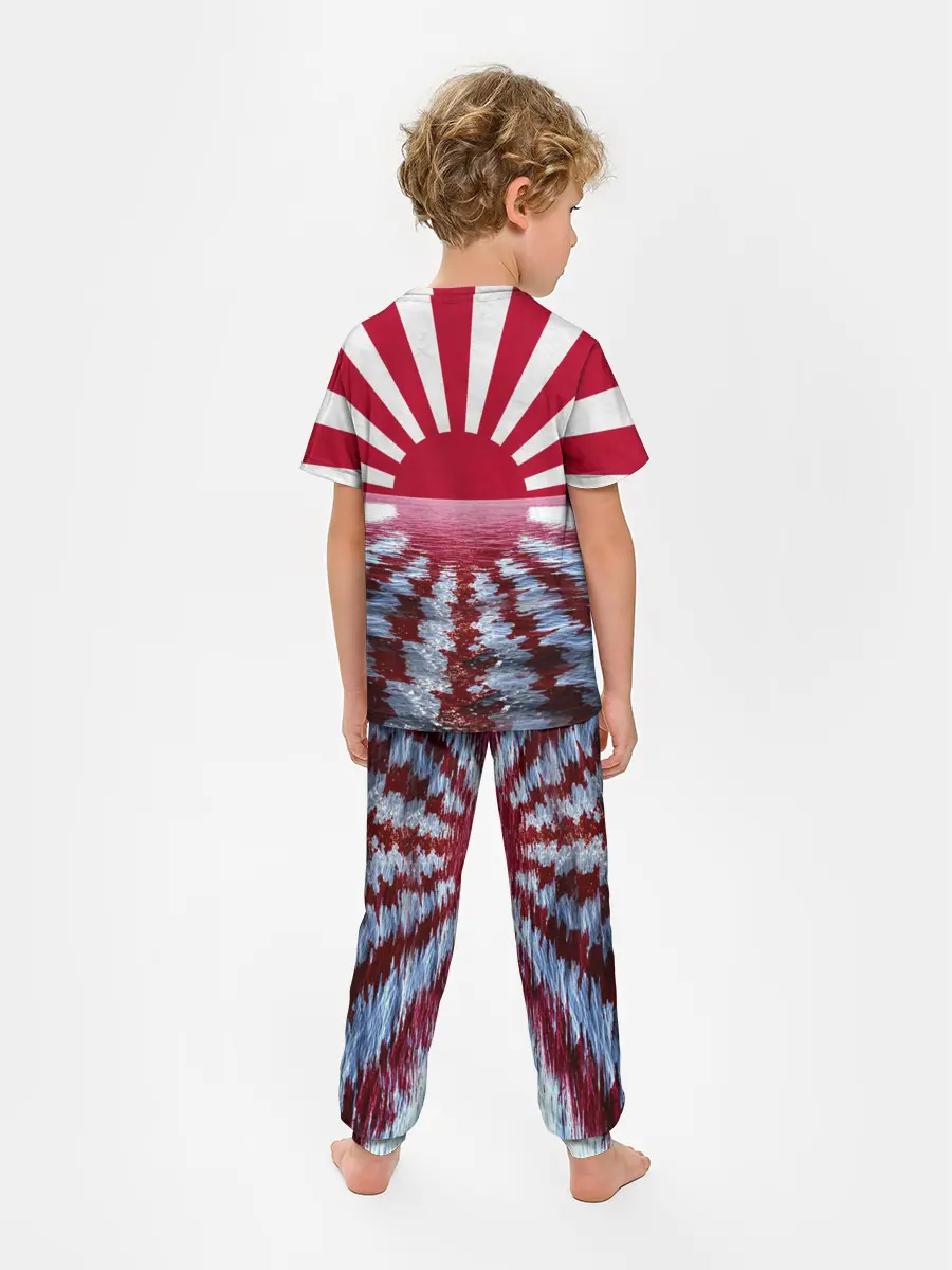 Детская пижама с брюками / Флаг Восходящего Солнца