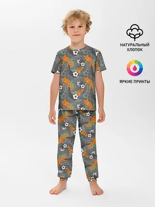 Детская пижама с брюками / Football