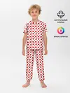 Детская пижама с брюками / Сердечки