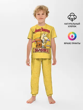 Детская пижама с брюками / Крутые Бобры