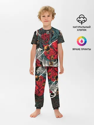 Детская пижама с брюками / БОГ ГРОМА РАЙДЗИН