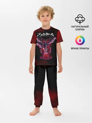 Детская пижама с брюками / Аста и демон Чёрный клевер