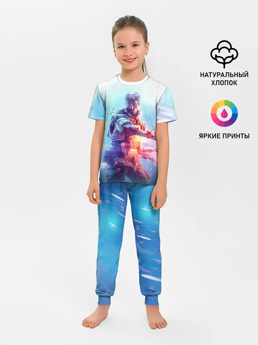 Детская пижама с брюками / Battlefield 5 Man