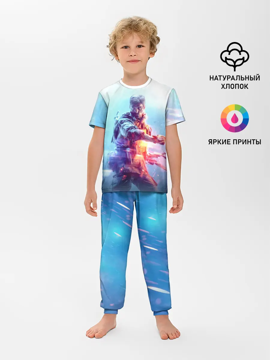 Детская пижама с брюками / Battlefield 5 Man