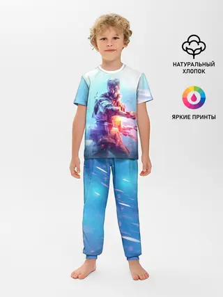 Детская пижама с брюками / Battlefield 5 Man