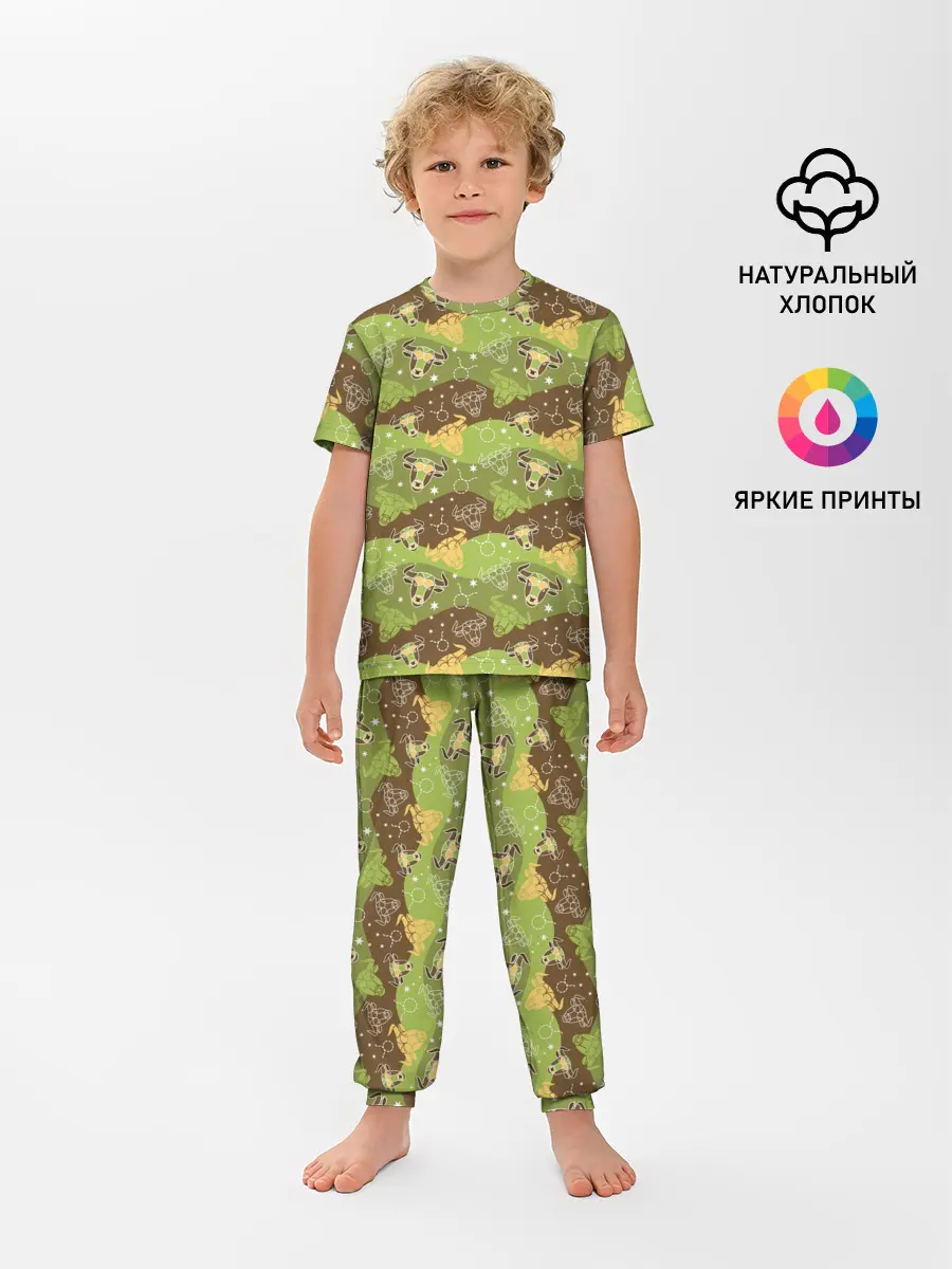 Детская пижама с брюками / Телец