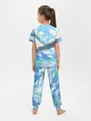 Детская пижама с брюками / Снежный котенок