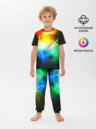 Детская пижама с брюками / КРАСКИ КОСМОСА