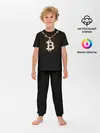 Детская пижама с брюками / Бриллиантовый биткоин
