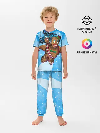Детская пижама с брюками / Пряничный человек