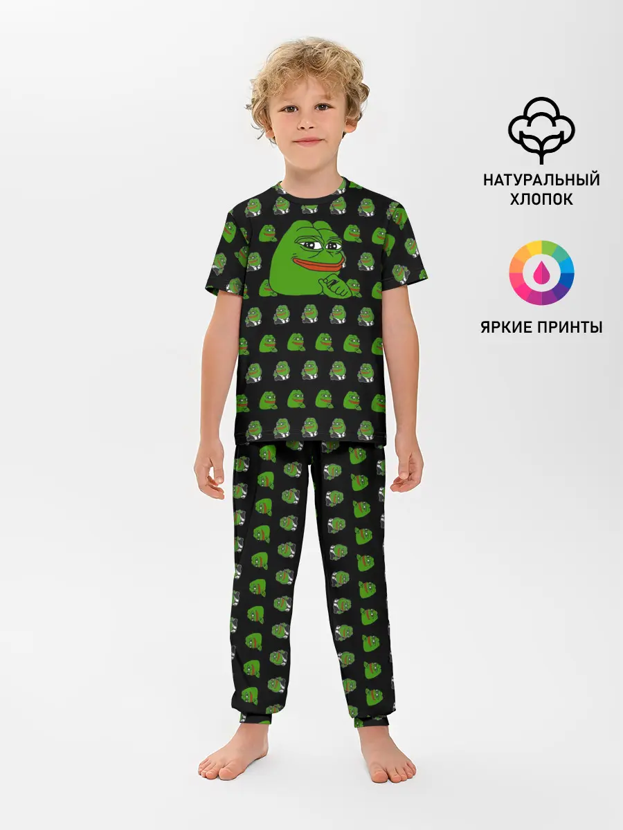 Детская пижама с брюками / Frog Pepe