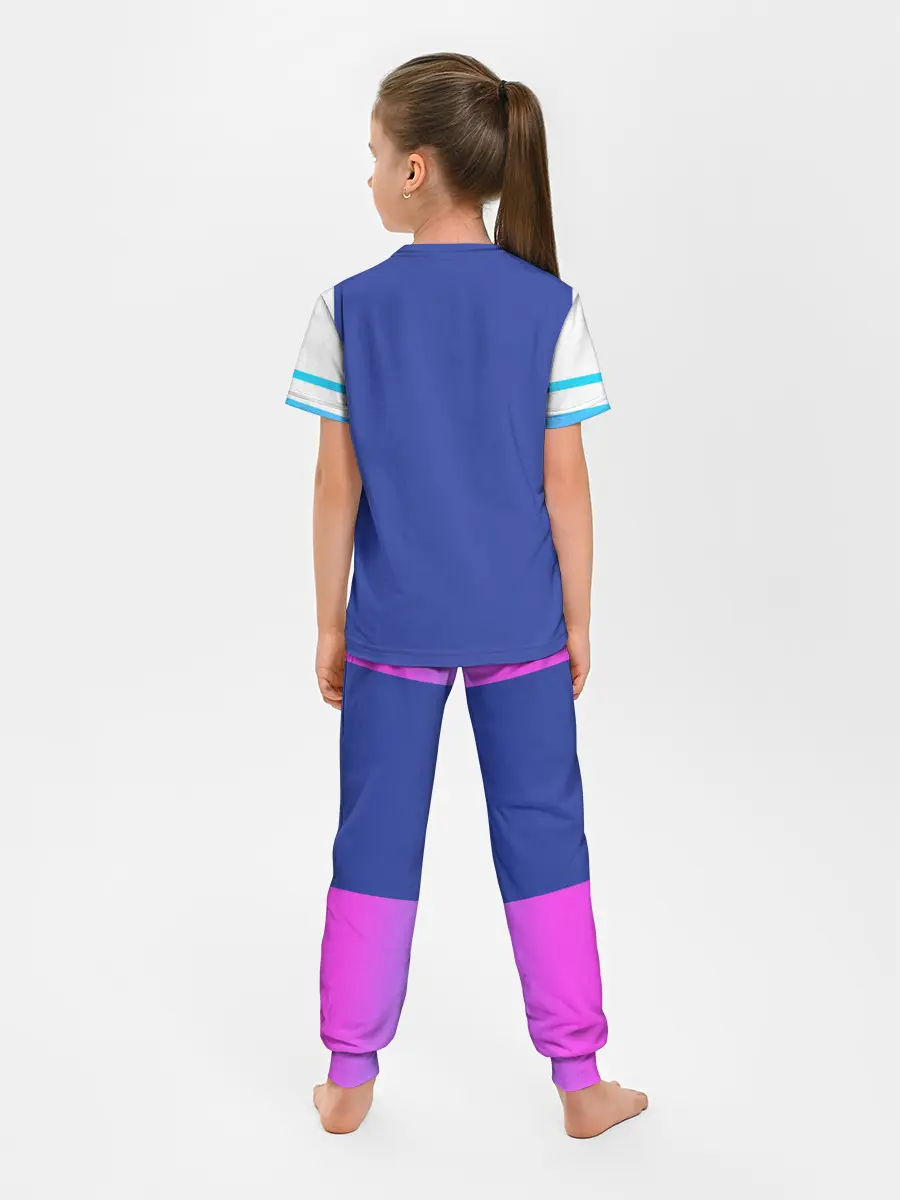 Детская пижама с брюками / NEON GRADIENT FITNESS UNIFORM