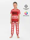 Детская пижама с брюками / Праздничный RHCP