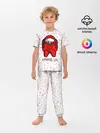 Детская пижама с брюками / AMONG US - СЕРДЕЧКО