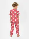 Детская пижама с брюками / Снеговики и олени