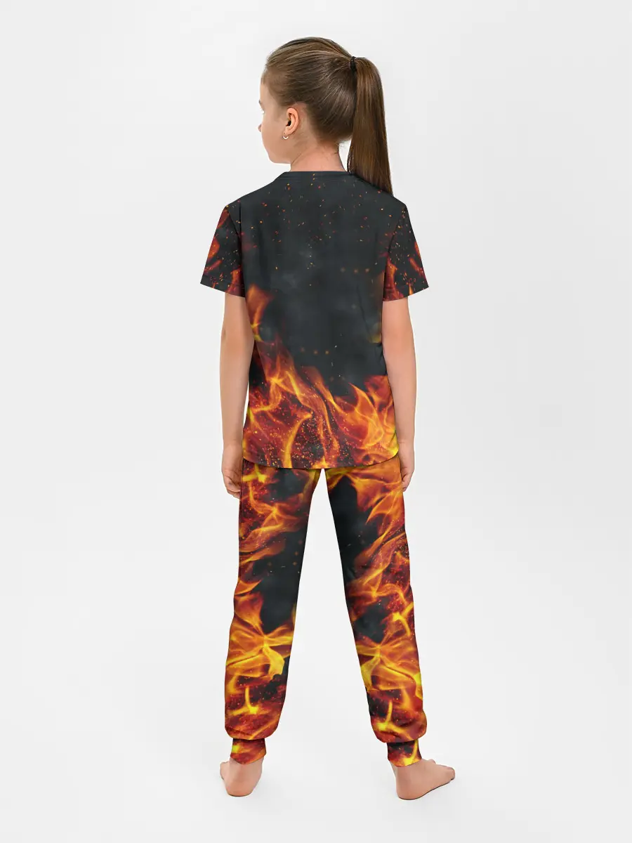 Детская пижама с брюками / РОБЕРТ ЛЕВАНДОВСКИ / ОГОНЬ