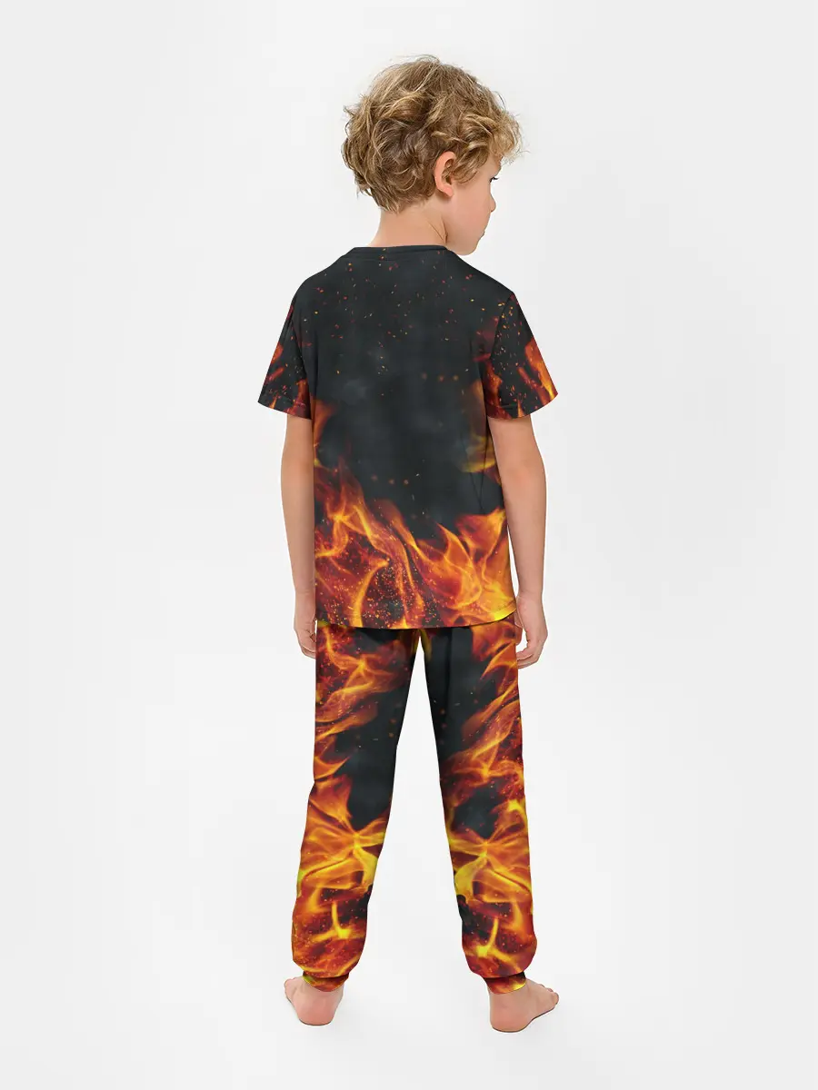 Детская пижама с брюками / РОБЕРТ ЛЕВАНДОВСКИ / ОГОНЬ