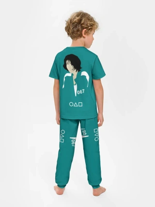 Детская пижама с брюками / Игра в кальмара: Кан Сэ Бёк 067