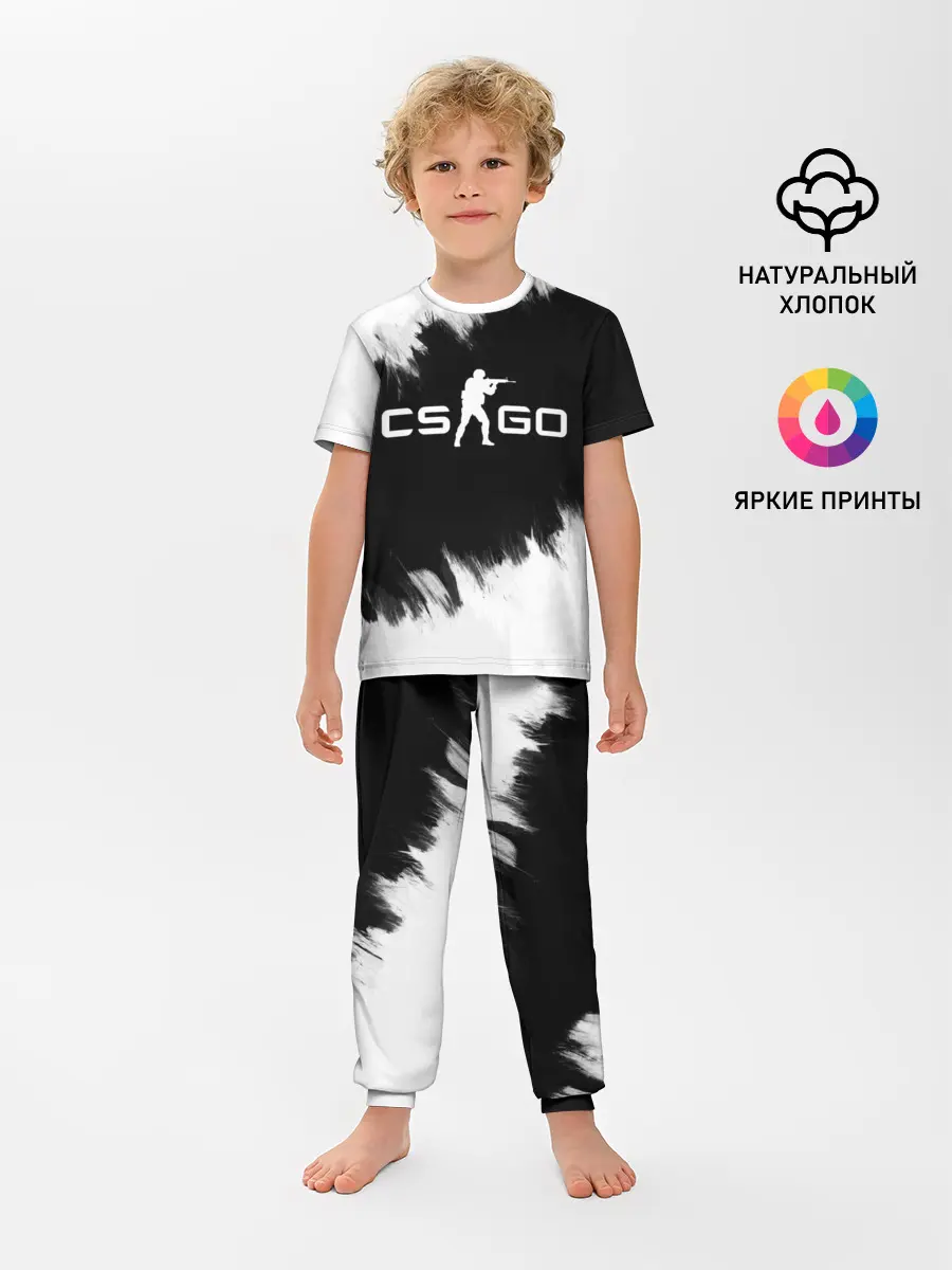 Детская пижама с брюками / CS:GO BW