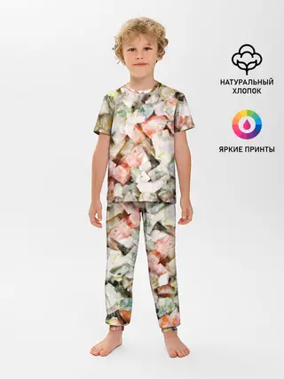 Детская пижама с брюками / Оливье