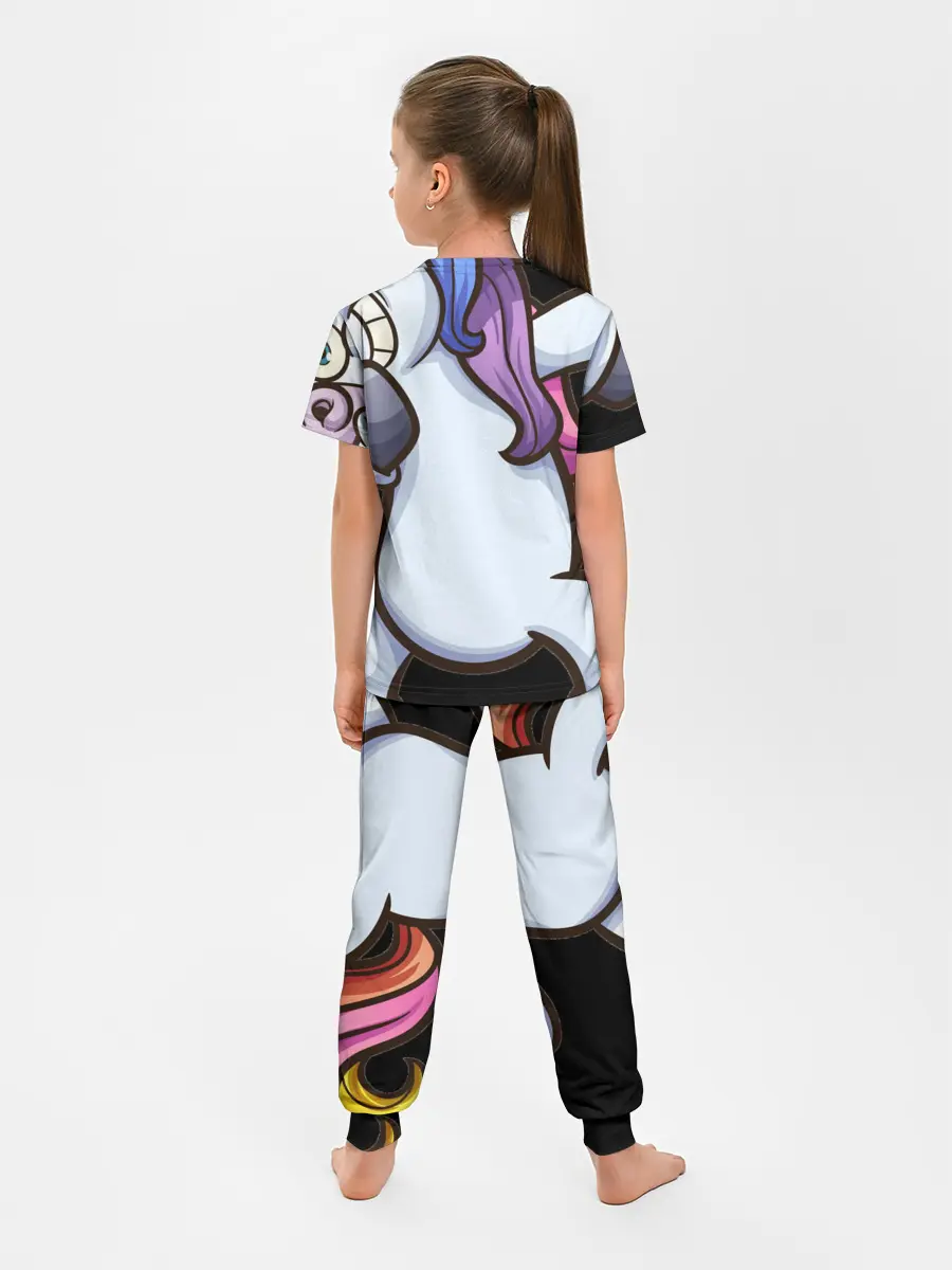 Детская пижама с брюками / Единорог - танцор ДАБ