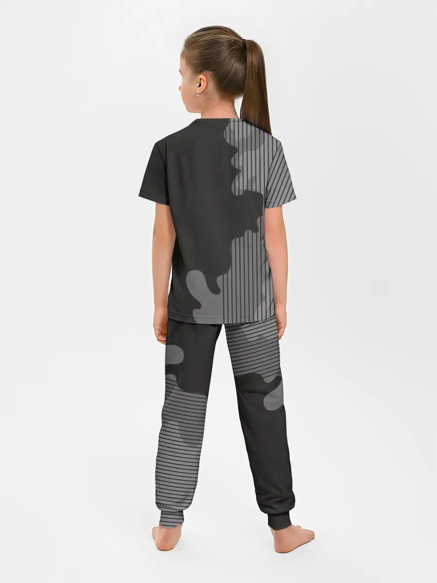 Детская пижама с брюками / Мопс в кармане