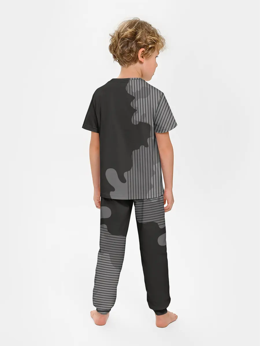 Детская пижама с брюками / Мопс в кармане