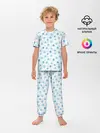 Детская пижама с брюками / Снежинки
