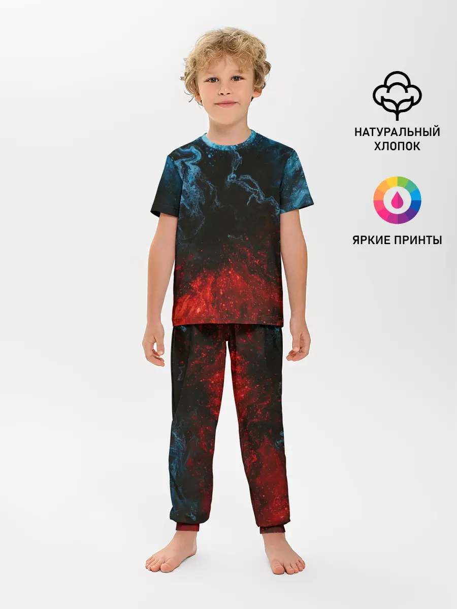 Детская пижама с брюками / Огонь И Вода