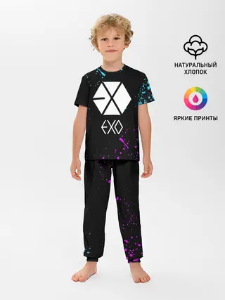 Детская пижама с брюками / EXO BAND.