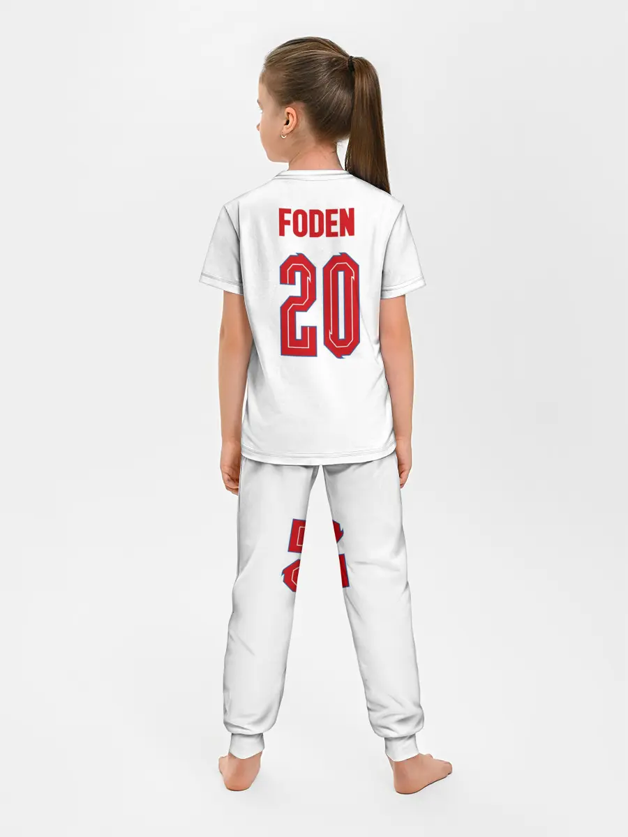 Детская пижама с брюками / Фил Фоден форма Англия