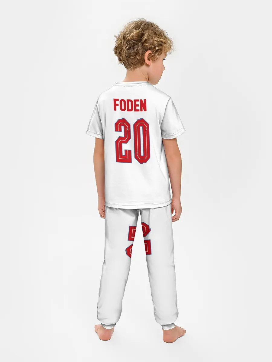 Детская пижама с брюками / Фил Фоден форма Англия