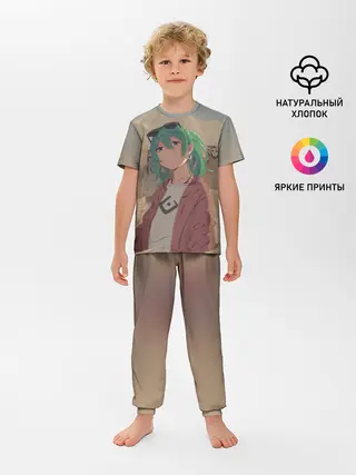 Детская пижама с брюками / Мику Хатсуне. ВОКАЛОИД