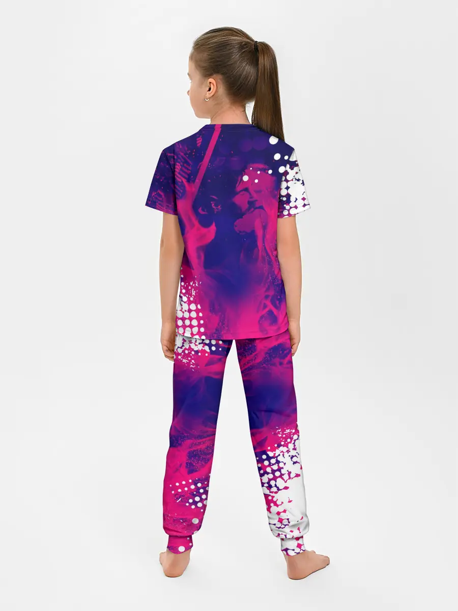 Детская пижама с брюками / ЛИОНЕЛЬ МЕССИ / FIRE / ОГОНЬ