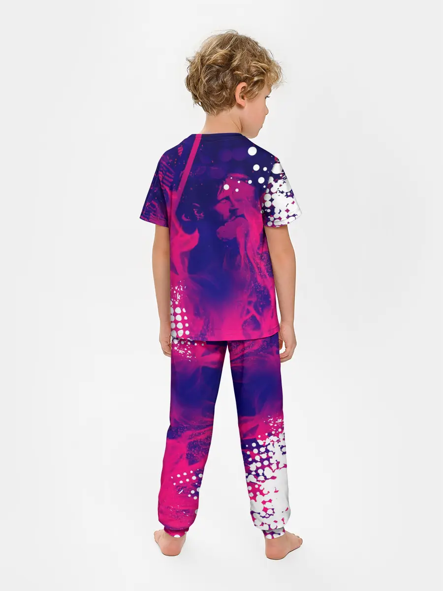 Детская пижама с брюками / ЛИОНЕЛЬ МЕССИ / FIRE / ОГОНЬ