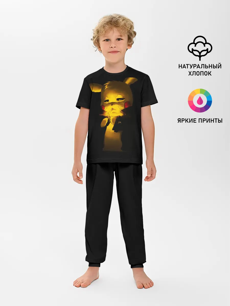 Детская пижама с брюками / Пикачу | Брутал